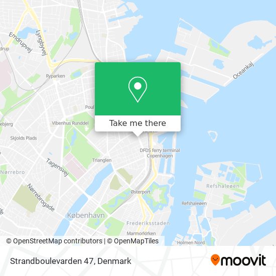 Strandboulevarden 47 map