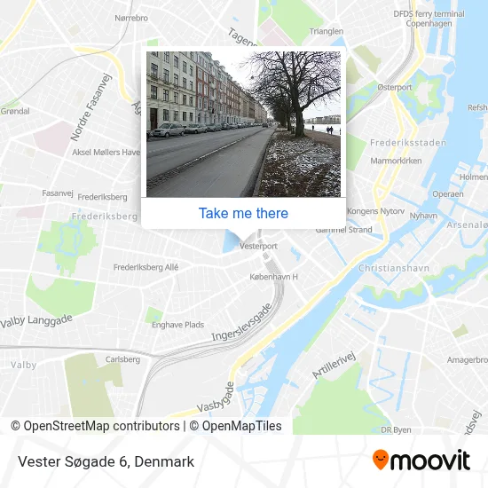 Vester Søgade 6 map