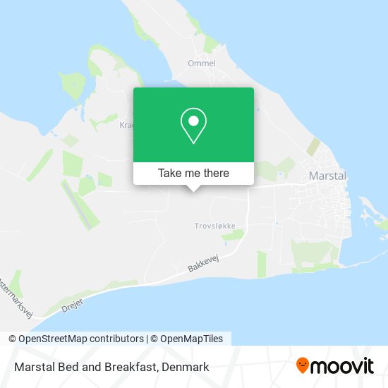 Marstal Bed and Breakfast map