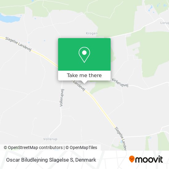 Oscar Biludlejning Slagelse S map