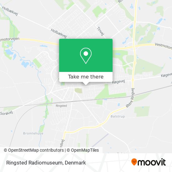 Ringsted Radiomuseum map