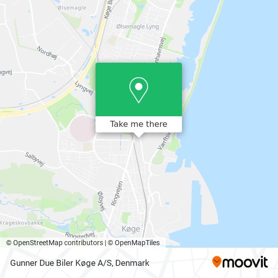 Gunner Due Biler Køge A/S map