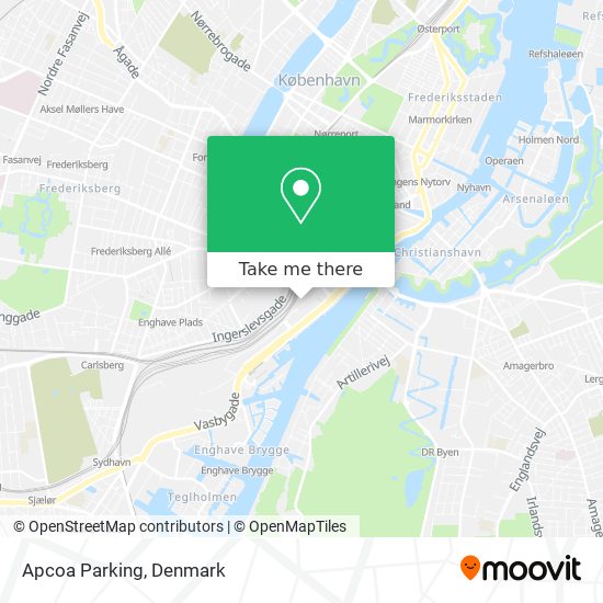 Apcoa Parking map