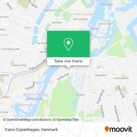 Kami Copenhagen map