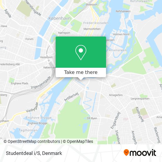 Studentdeal i/S map