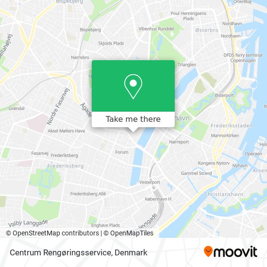 Centrum Rengøringsservice map