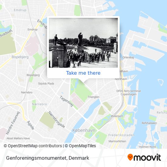 Genforeningsmonumentet map