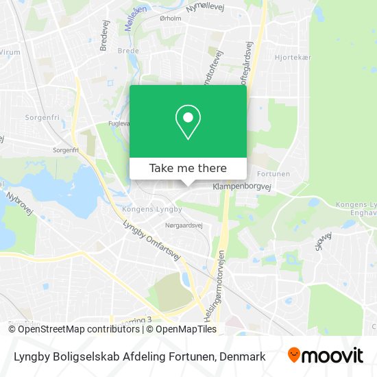 Lyngby Boligselskab Afdeling Fortunen map