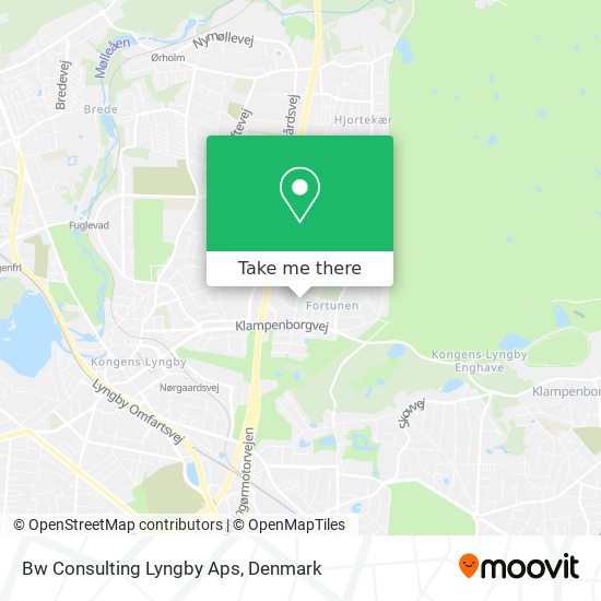 Bw Consulting Lyngby Aps map