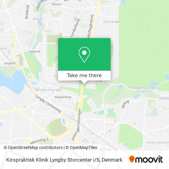 Kiropraktisk Klinik Lyngby Storcenter i / S map