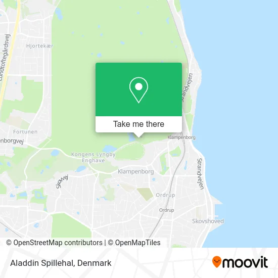 Aladdin Spillehal map