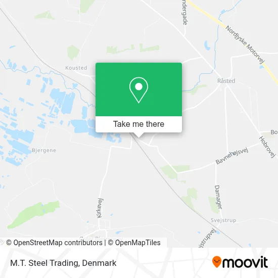 M.T. Steel Trading map