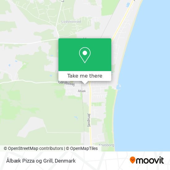 Ålbæk Pizza og Grill map