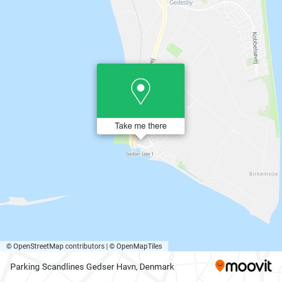 Parking Scandlines Gedser Havn map