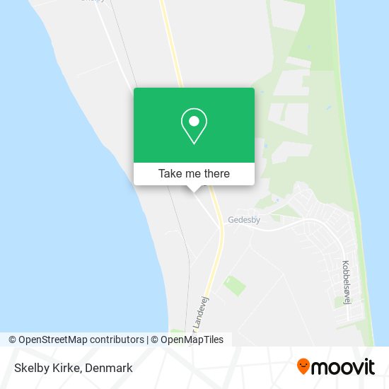 Skelby Kirke map