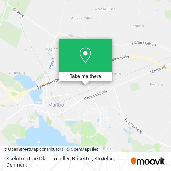 Skelstruptrae.Dk - Træpiller, Briketter, Strøelse map