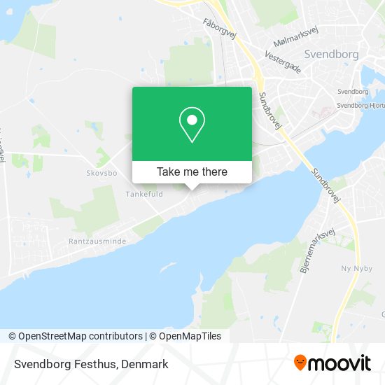 Svendborg Festhus map