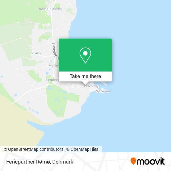 Feriepartner Rømø map