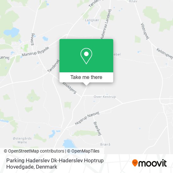 Parking Haderslev Dk-Haderslev Hoptrup Hovedgade map