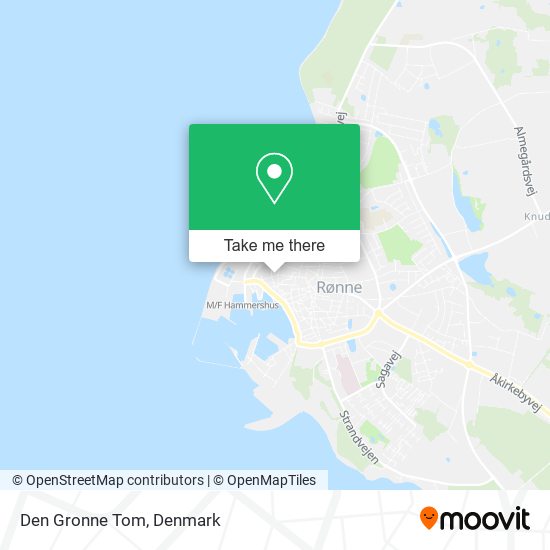 Den Gronne Tom map