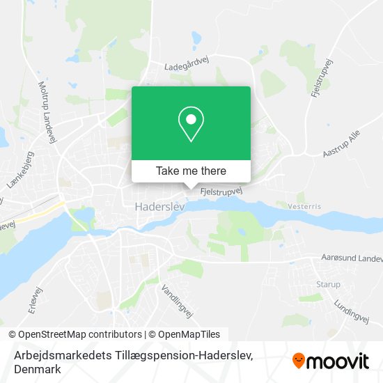 Arbejdsmarkedets Tillægspension-Haderslev map