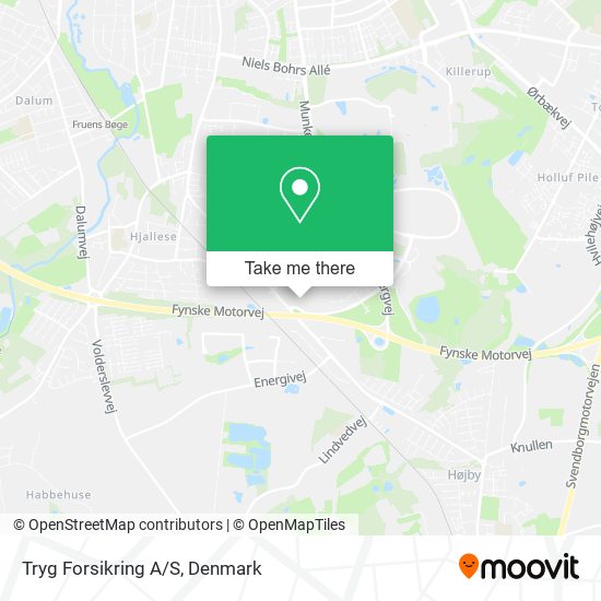 Tryg Forsikring A/S map