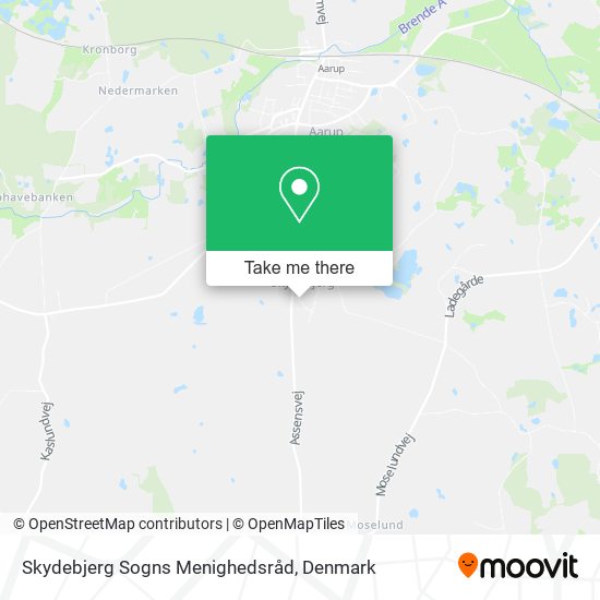 Skydebjerg Sogns Menighedsråd map