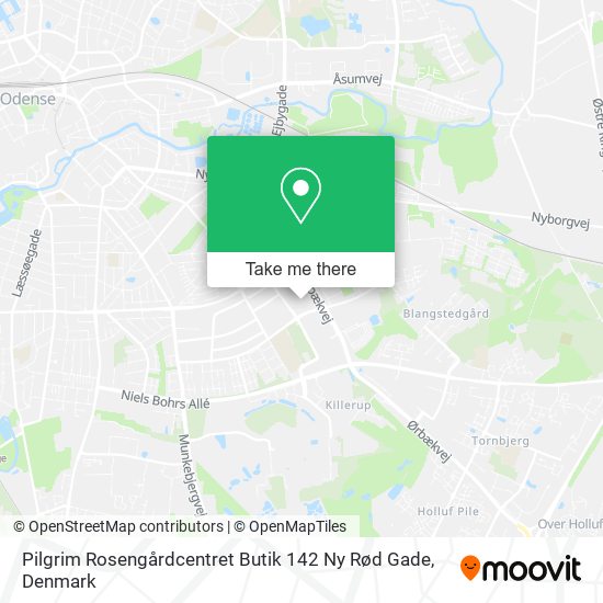 Pilgrim Rosengårdcentret Butik 142 Ny Rød Gade map
