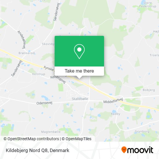 Kildebjerg Nord Q8 map
