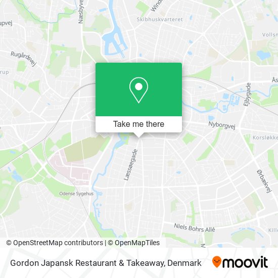 Gordon Japansk Restaurant & Takeaway map