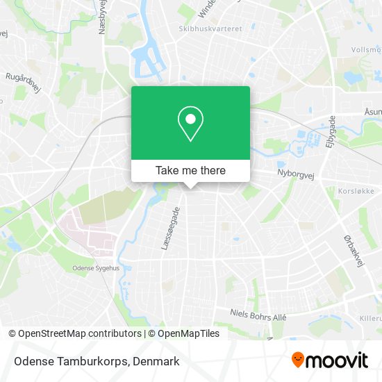 Odense Tamburkorps map