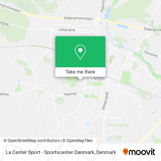 La Center Sport - Sportscenter Danmark map