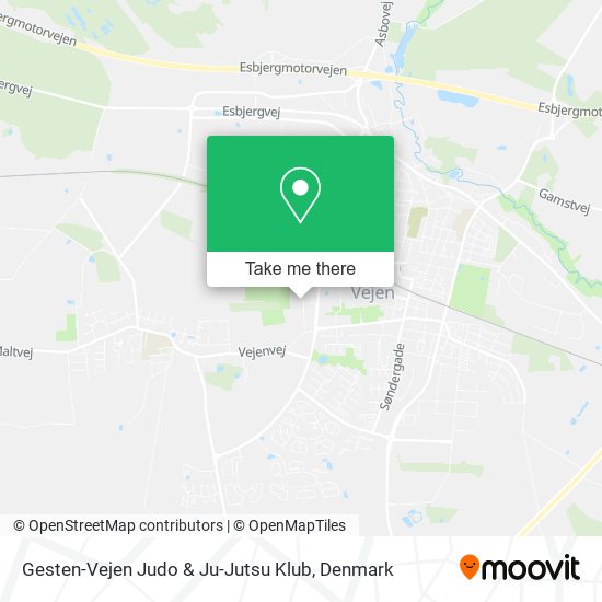 Gesten-Vejen Judo & Ju-Jutsu Klub map