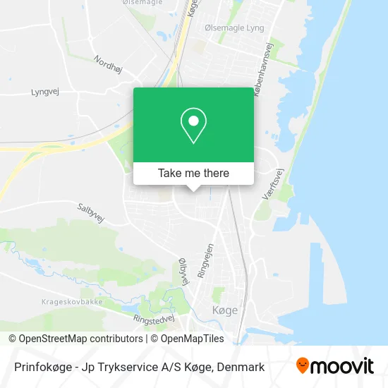 Prinfokøge - Jp Trykservice A / S Køge map