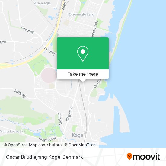 Oscar Biludlejning Køge map