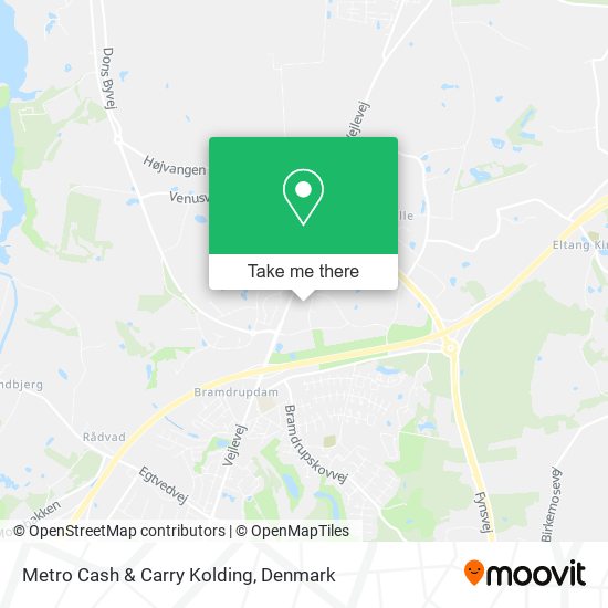 Metro Cash & Carry Kolding map