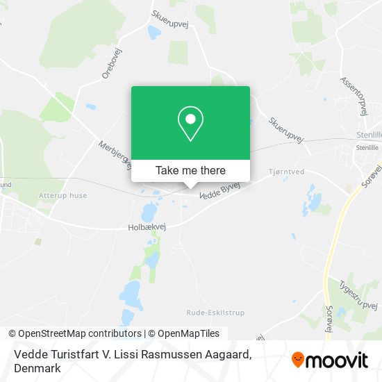 Vedde Turistfart V. Lissi Rasmussen Aagaard map