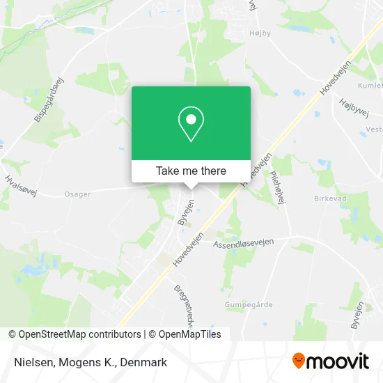 Nielsen, Mogens K. map