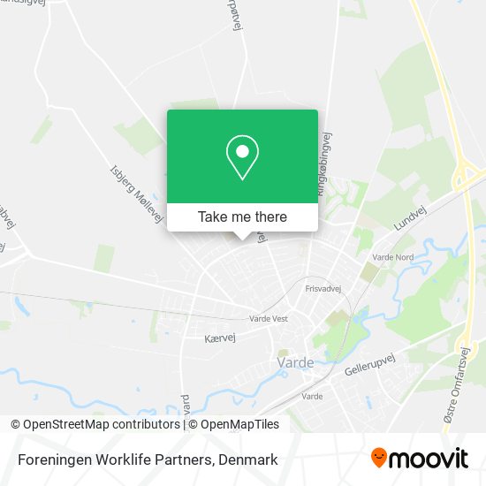 Foreningen Worklife Partners map