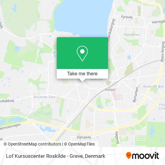 Lof Kursuscenter Roskilde - Greve map