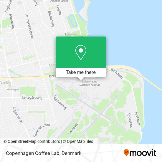 Copenhagen Coffee Lab map