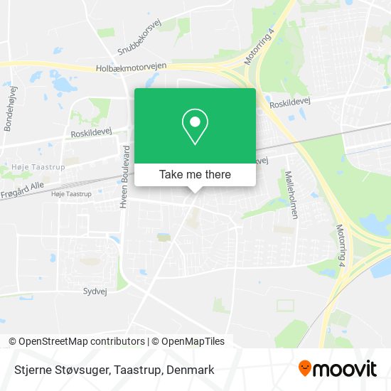 Stjerne Støvsuger, Taastrup map
