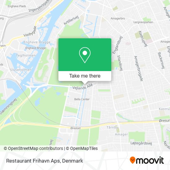 Restaurant Frihavn Aps map