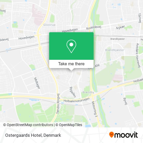 Ostergaards Hotel map