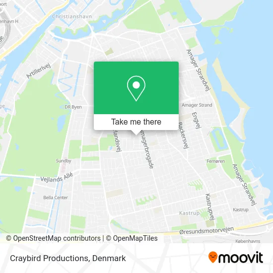 Craybird Productions map