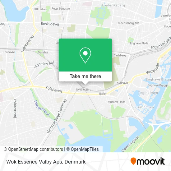 Wok Essence Valby Aps map