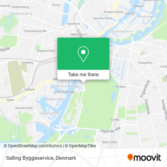Salling Byggeservice map