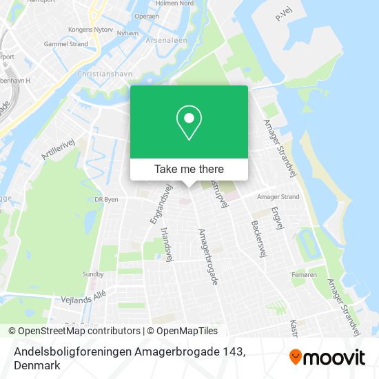 Andelsboligforeningen Amagerbrogade 143 map