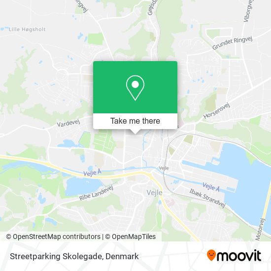 Streetparking Skolegade map