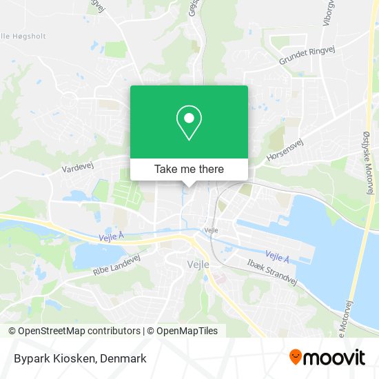 Bypark Kiosken map